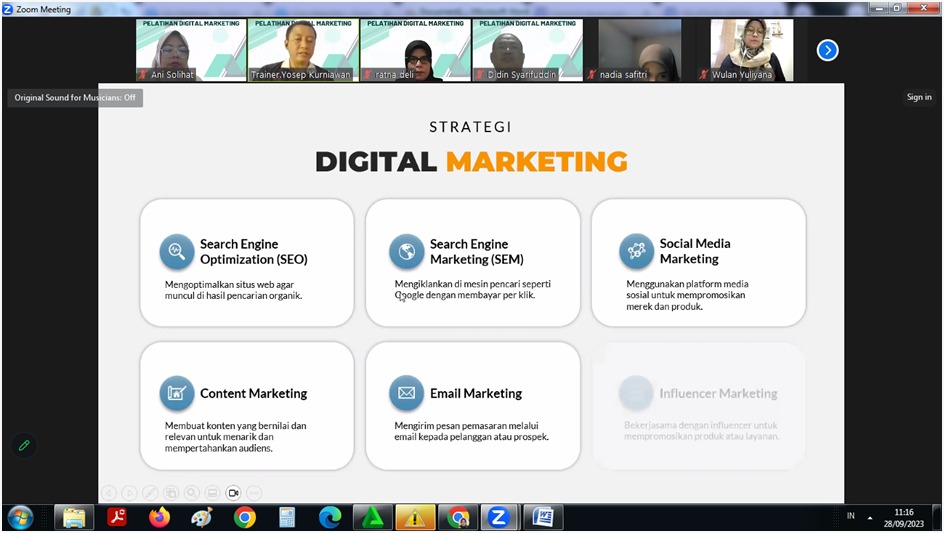 Sertifikasi Uji Kompetensi Digital Marketing Online 280923