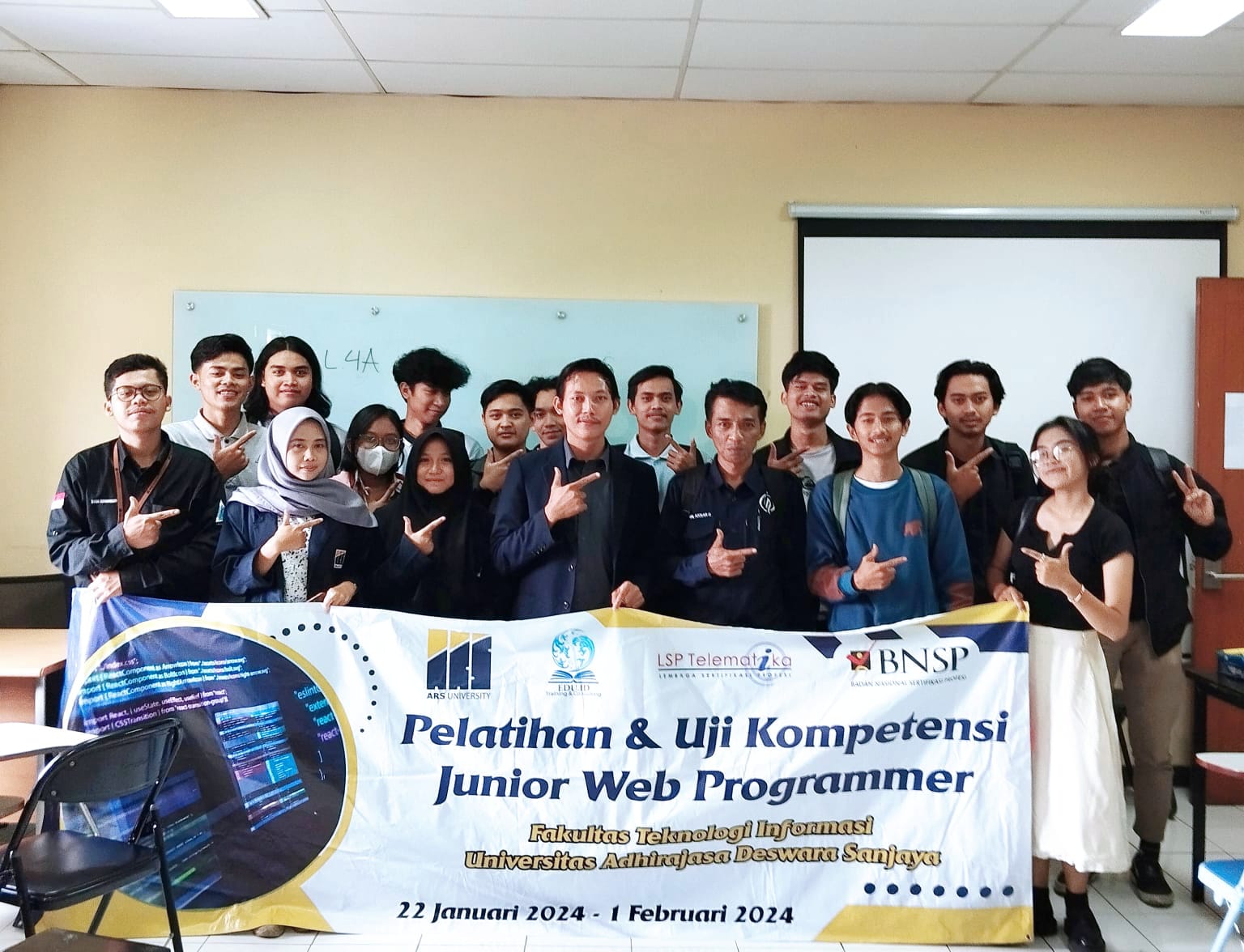 Sertifikasi Uji Kompetensi Junior Web Programmer ARS University 010224